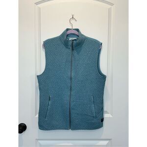 Southern Tide Quilted Blue Vest Size Medium